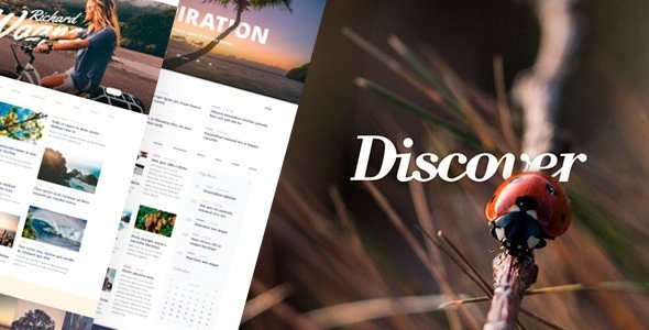 Discover Travel Lifestyle MultiConcept Blog Theme 1.0.0 GPL Theme