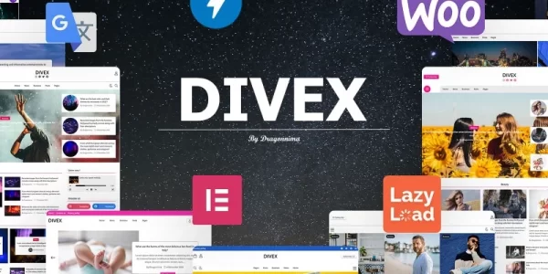 Divex Multipurpose News WooCommerce WordPress Theme 1.0.1 GPL Theme