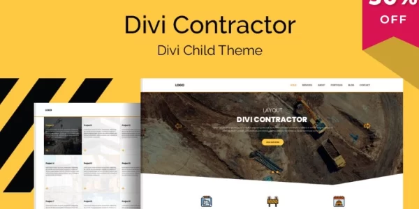 Divi Contractor 1.1.4 GPL Theme