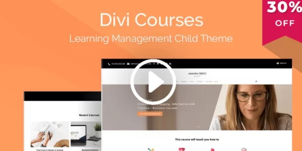 Divi Courses WP Zone 1.0.6 GPL Theme