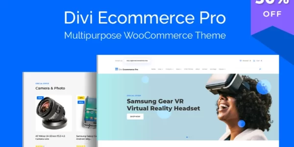 Divi Ecommerce Pro 1.0.10 GPL Theme