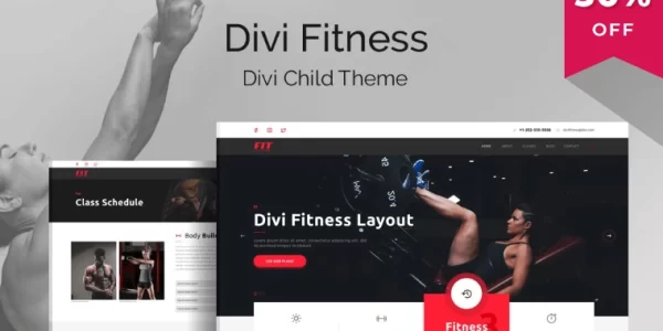 Divi Fitness 1.1.3 GPL Theme