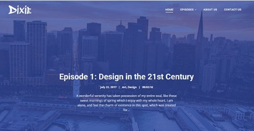 Dixie WordPress Theme 1.5.5 GPL Theme
