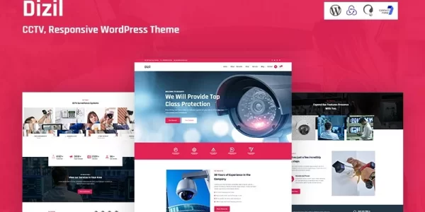 Dizil CCTV Responsive WordPress Theme 1.0.0 GPL Theme