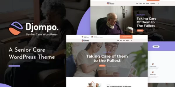 Djompo | Senior Care WordPress Theme 1.5 GPL Theme