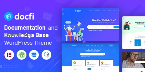 Docfi Documentation and Knowledge Base WordPress Theme 1.0.2 GPL Theme