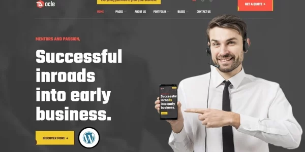 Docle Digital Agency Services WordPress Theme 1.0.2 GPL Theme