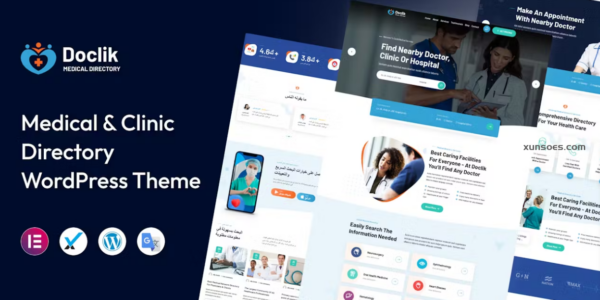 Doclik – Medical Directory WordPress Theme 1.0.1 GPL Theme