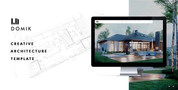 Domik Creative Responsive Architecture WordPress Theme 3.0.5 GPL Theme