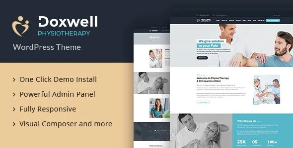 Doxwell : Physical Therapy WordPress Theme 2.3 GPL Theme