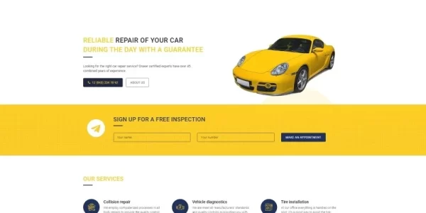 Draxer Car Repair Multipurpose Minimal WordPress Elementor Theme WordPress Theme 1.0.0 GPL Theme