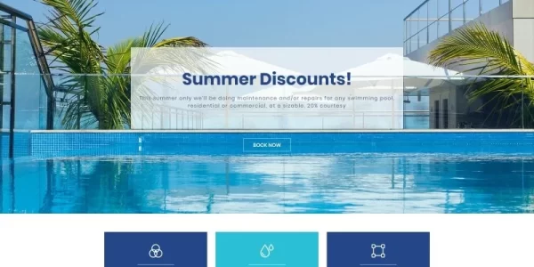 Dream Pool Pool Cleaning Pool Repair WordPress Theme 1.0.0 GPL Theme