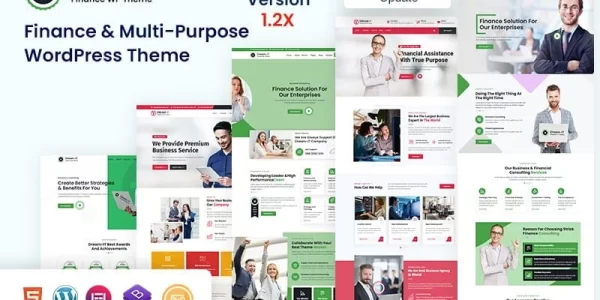 DreamIT Business Finance Multi-Purpose WordPress Theme 1.1.1 GPL Theme
