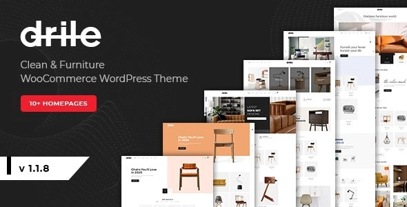 Drile Furniture WooCommerce WordPress Theme 1.1.8 GPL Theme