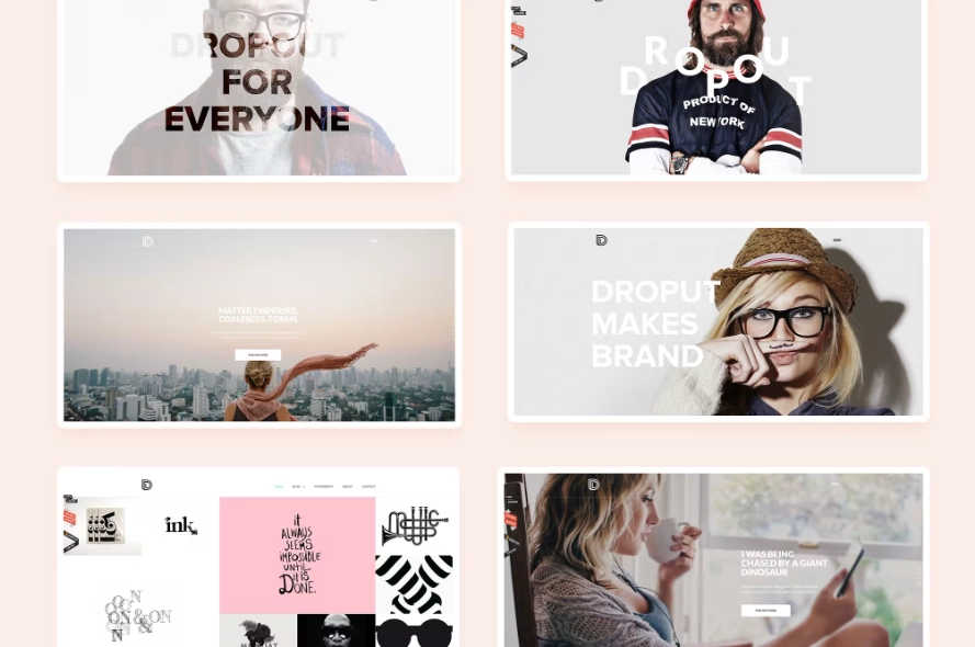 Dropout Creative Multi-Purpose Theme 1.1.8 GPL Theme