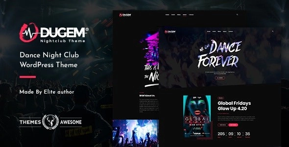 Dugem | Dance Night Club WordPress Theme 1.2 GPL Theme