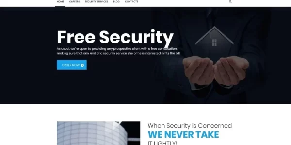 DunCan Security Systems Bodyguard Services WordPress Theme 1.0.0 GPL Theme