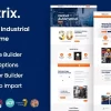 Dustrix Construction and Industry WordPress Theme 1.5.0 GPL Theme