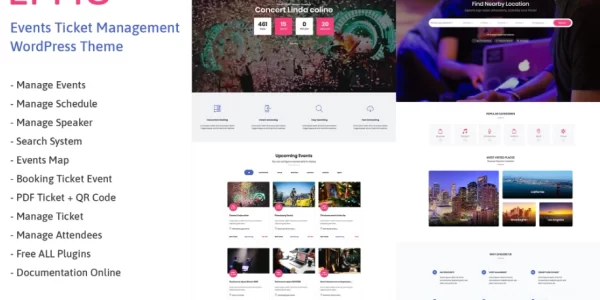 EM4U Event Tickets WordPress Theme 1.7.6 GPL Theme
