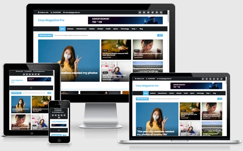 Easy Magazine Pro Unique and Modern Magazine Theme WordPress Theme 1.9 GPL Theme