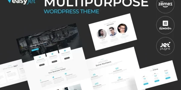 EasyJet Multi Homepage WordPress Theme 1.0.1 GPL Theme