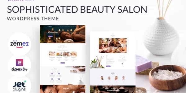 Edem Sophisticated Beauty Salon WordPress Theme 1.0.1 GPL Theme