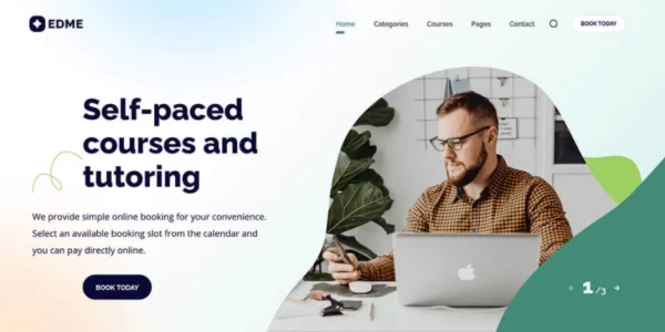 Edme – the Best WordPress Theme for Online Courses 1.4.3 GPL Theme