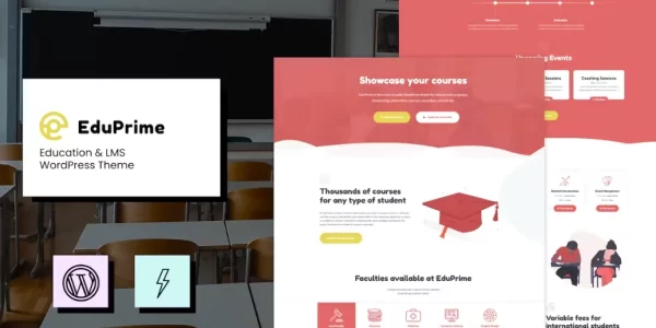 EduPrime Education LMS WordPress Theme 1.3 GPL Theme