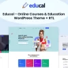 Educal Online Courses Education WordPress Theme + RTL 1.2.7 GPL Theme