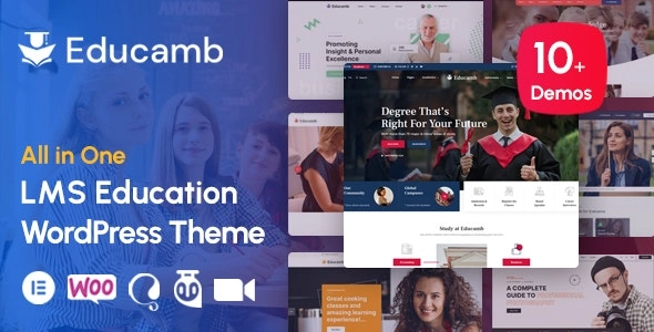 Educamb LMS Education WordPress Theme 1.3 GPL Theme
