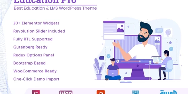 Education Pro Best Education and LMS WordPress Theme 2.2.3.1 GPL Theme