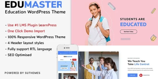 Education WordPress Theme | EduMaster WordPress Theme 1.0.0 GPL Theme