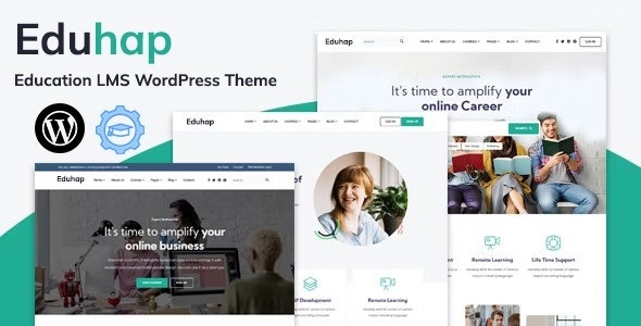 Eduhap Education LMS WordPress Theme 1.0.0 GPL Theme