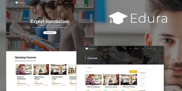 Edura LearnPress Education WordPress Theme 1.0.0 GPL Theme