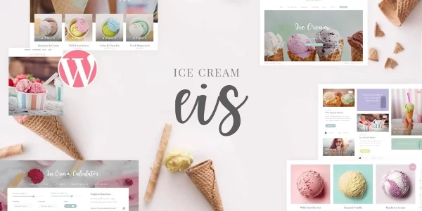 Eis Ice Cream Shop WordPress Theme 1.2 GPL Theme