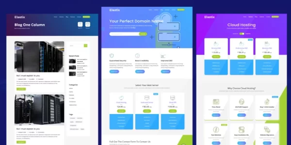 Elastix Hosting Provider WHMCS WordPress 1.0 GPL Theme