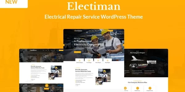 Electiman Electrical Repair Service WordPress Theme 1.0.0 GPL Theme