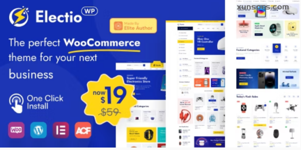 Electio Electronics Gadgets Store WooCommerce Theme 1.1 GPL Theme