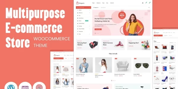 Elegant Shop Pro- Minimal, Fast and Multipurpose WooCommerce WordPress Theme 1.0.0 GPL Theme
