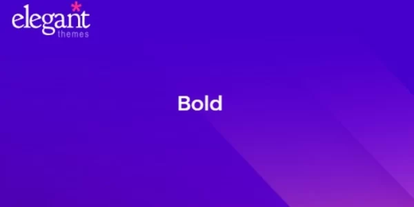 Elegant Themes Bold 6.5.13 GPL Theme