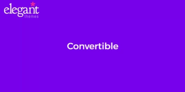 Elegant Themes Convertible 3.0.13 GPL Theme