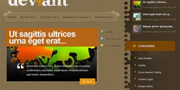 Elegant Themes Deviant WordPress Theme 4.5.13 GPL Theme
