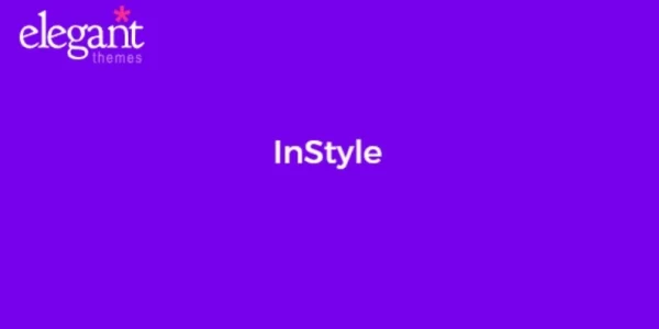 Elegant Themes InStyle 4.0.14 GPL Theme