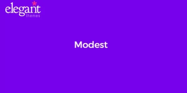 Elegant Themes Modest 3.9.13 GPL Theme
