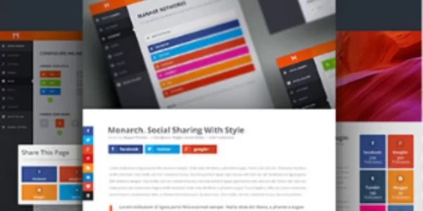 Elegant Themes Monarch Social Media Sharing 1.4.10 GPL Theme