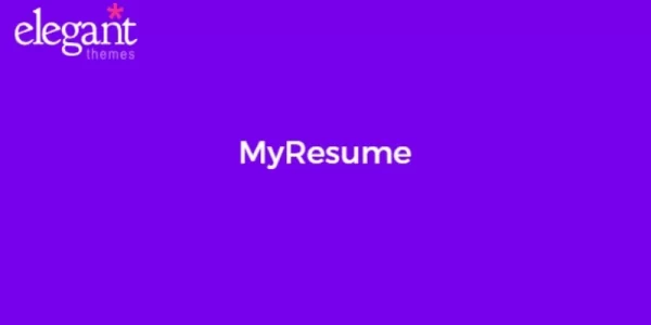 Elegant Themes MyResume 4.2.13 GPL Theme
