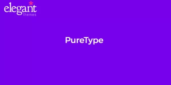 Elegant Themes PureType 6.3.13 GPL Theme