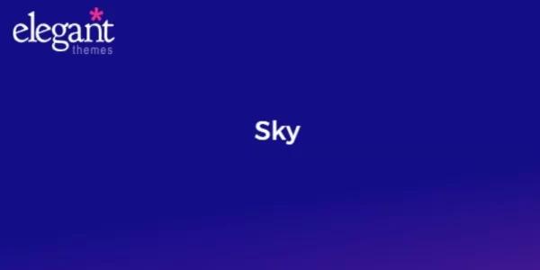 Elegant Themes Sky 2.9.13 GPL Theme