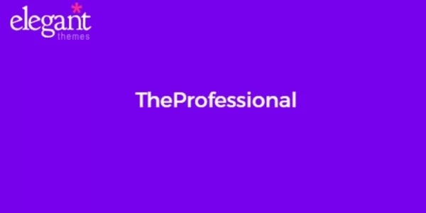 Elegant Themes TheProfessional 4.0.13 GPL Theme