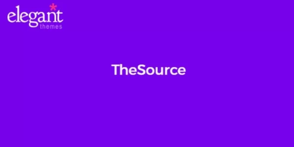 Elegant Themes TheSource 4.8.13 GPL Theme